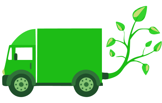 green truck delivering authentic bohemian fashion