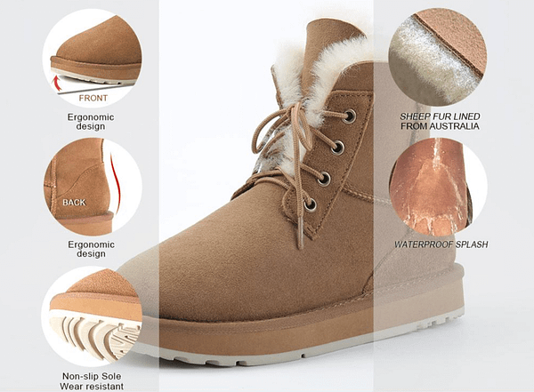 Natural Wool Fur Lined Boots Autumn & Winter Boho Styles » Original Earthwear 7