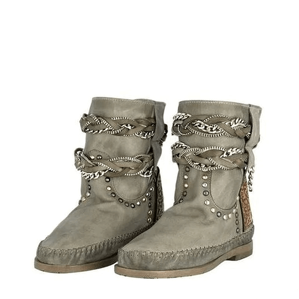 Leather Bohemian Ankle Boots Autumn & Winter Boho Styles » Original Earthwear 4