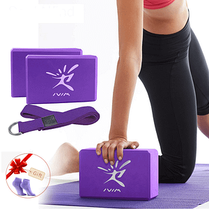 Stretch Belt And Yoga Block Set Foam Yoga Blocks » Namaskar Yoga Gear