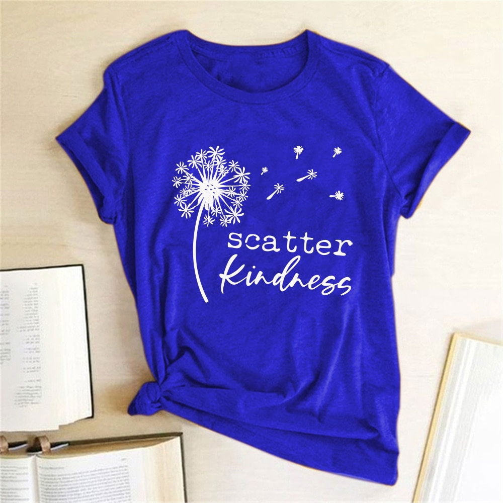 Dandelion Scatter Kindness T-shirt