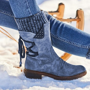 Mid-Calf Suede Winter Boots Autumn & Winter Boho Styles » Original Earthwear
