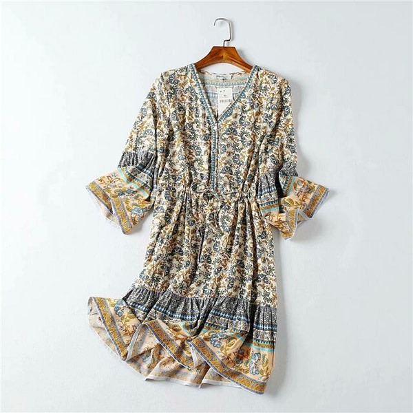 Vintage Chic Bohemian Mini Dress Bohemian Style Maxi-Dresses » Original Earthwear 6