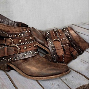 Bohemian Fashion Vintage Ankle Boots Earthwear Footwear » Original Earthwear