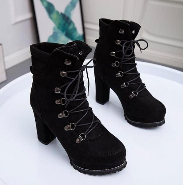 Lace-Up Platform Rivet Ankle Boots Autumn & Winter Boho Styles » Original Earthwear 9