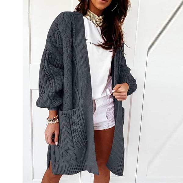 Knitted Long Sleeve Cardigan Autumn & Winter Boho Styles » Original Earthwear 3