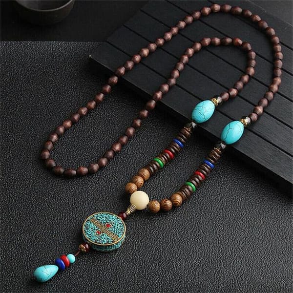 Handmade Long Pendant And Necklace Bohemian Jewellery » Original Earthwear 5