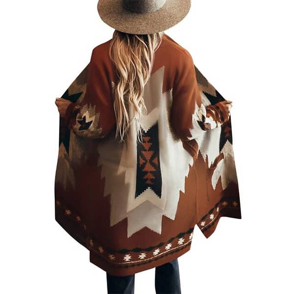 Retro Bohemian Long Jacket Autumn & Winter Boho Styles » Original Earthwear 8