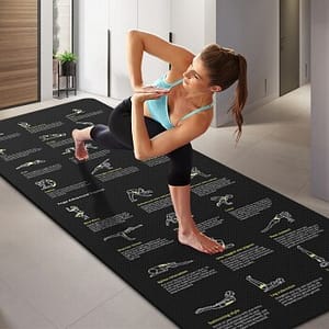 Professional Position Line Yoga Mat Double Layer Yoga Mat » Namaskar Yoga Gear