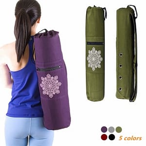 Breathable Canvas Yoga Mat Bag Breathable Canvas Yoga Mat Bag » Namaskar Yoga Gear