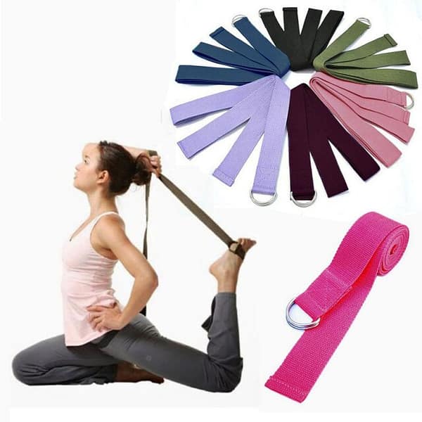 Quality Yoga Stretch Strap Exercise Belts » Namaskar Yoga Gear 4