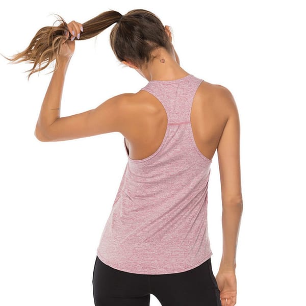 Sleeveless Racerback Yoga Vest Razerback yoga Top » Namaskar Yoga Gear 7