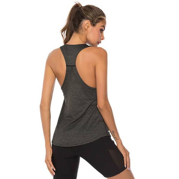 Sleeveless Racerback Yoga Vest Razerback yoga Top » Namaskar Yoga Gear 8