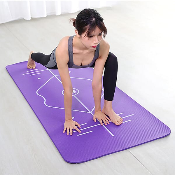 Professional Position Line Yoga Mat Double Layer Yoga Mat » Namaskar Yoga Gear 3