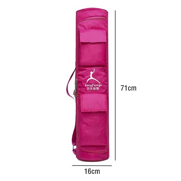 Waterproof Yoga Mat Bag Breathable Canvas Yoga Mat Bag » Namaskar Yoga Gear 5