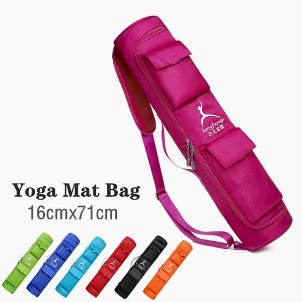 Waterproof Yoga Mat Bag Breathable Canvas Yoga Mat Bag » Namaskar Yoga Gear 4